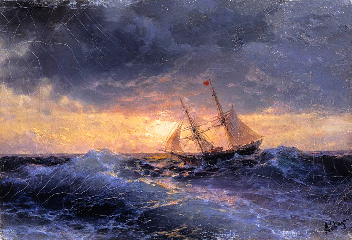 Anti-Crisis Strategic Consulting • A Metaphor with Ivan Aivazovsky's painting "The sea. Sunset"