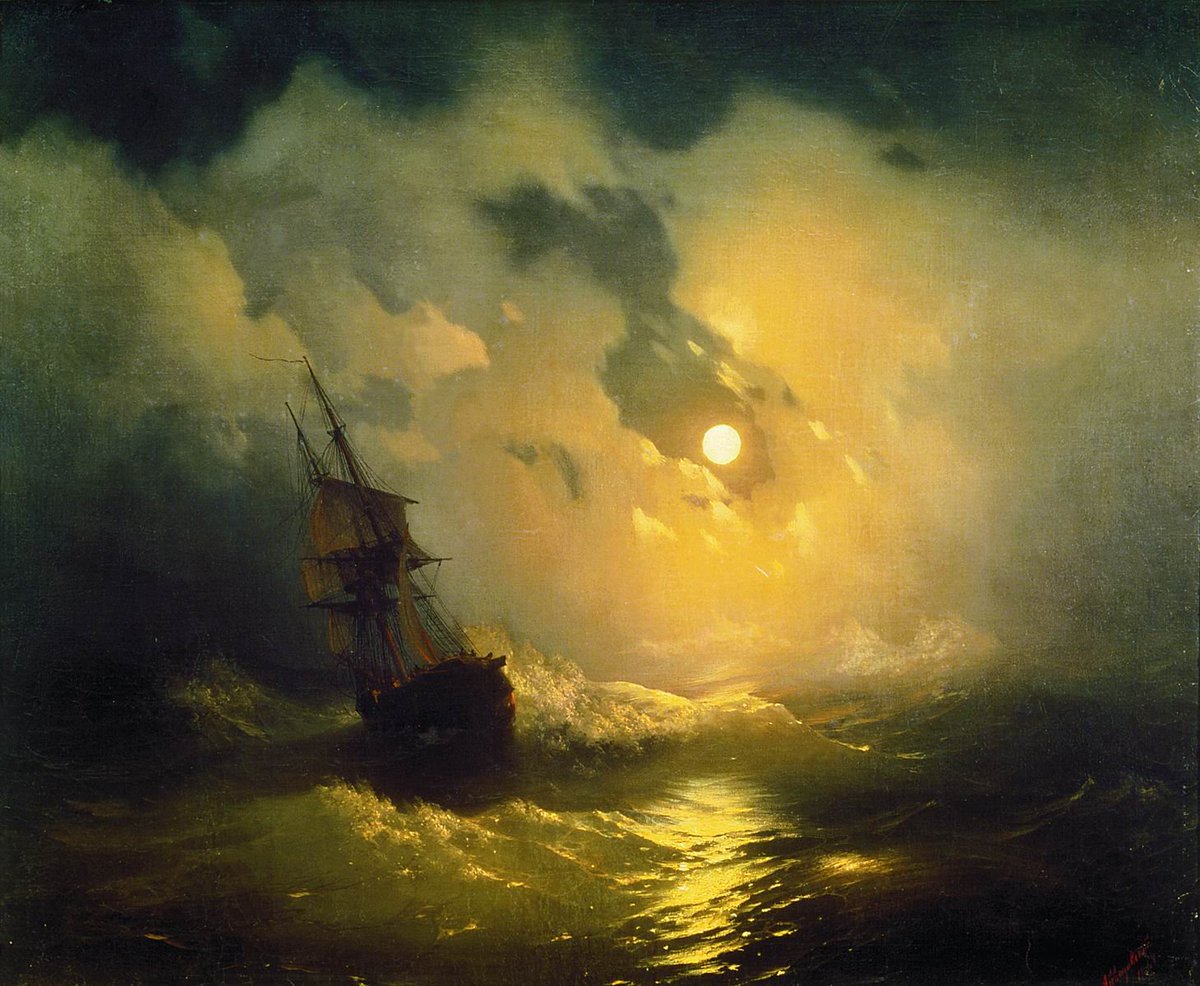 Антикризисный стратегический консалтинг • Метафора с картиной Айвазовского Буря на море ночью